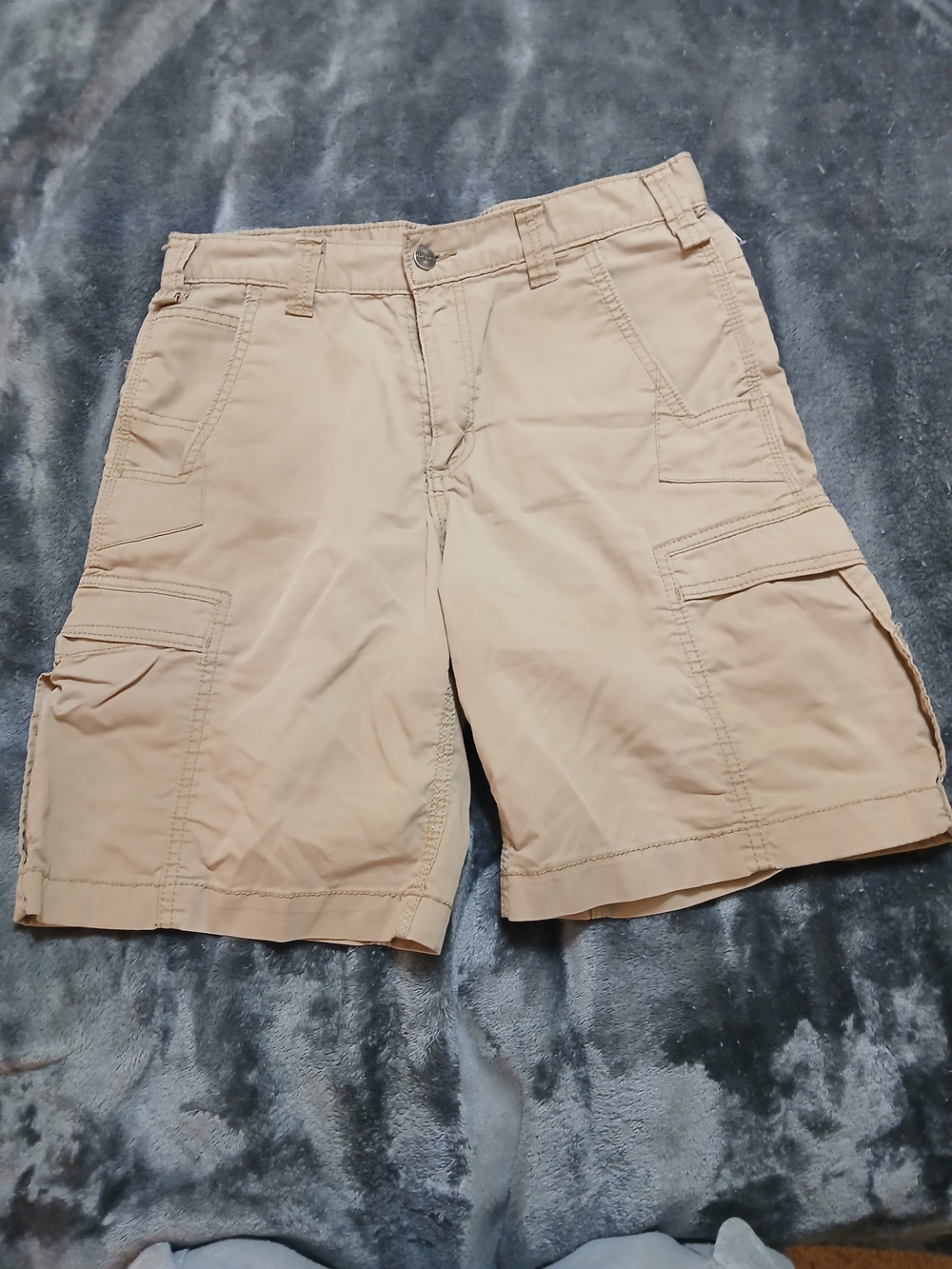 Men's Casual Cargo Shorts in Tan